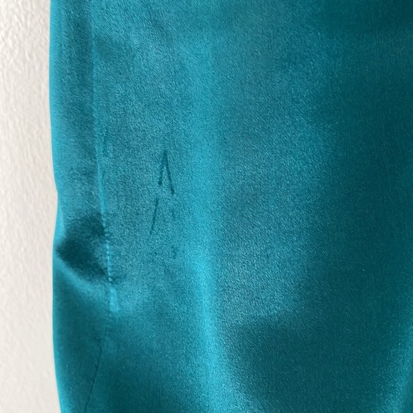 Green 100% Silk Cocktail Dress, Banana Republic - Picture 4 of 4